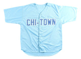 Michael Busch Chicago Signed Light Blue Baseball Jersey BAS