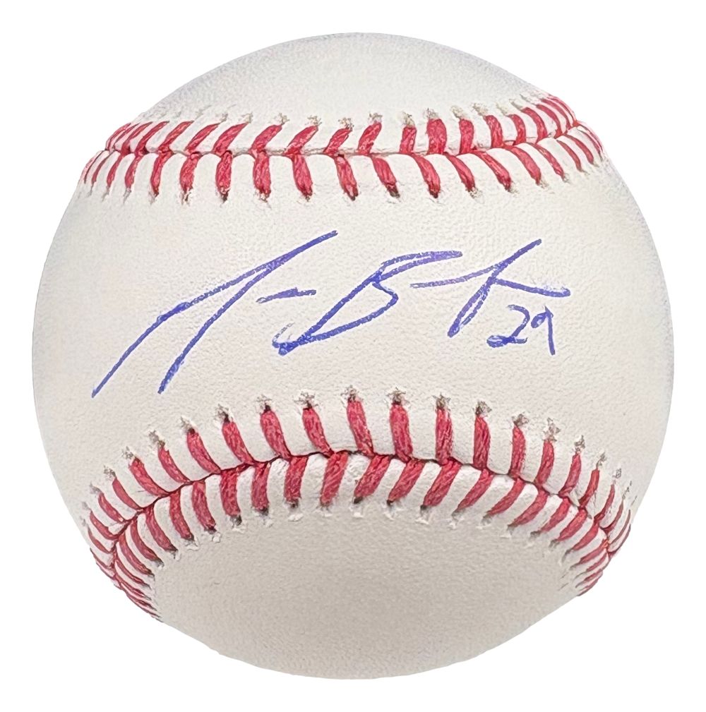 Michael Busch Chicago Cubs Signed Official MLB Baseball BAS – Sports ...