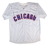 Michael Busch Chicago Signed White Baseball Jersey BAS