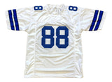 Michael Irvin Dallas Signed White Football Jersey BAS