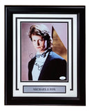 Michael J Fox Signed Framed 8x10 Photo JSA