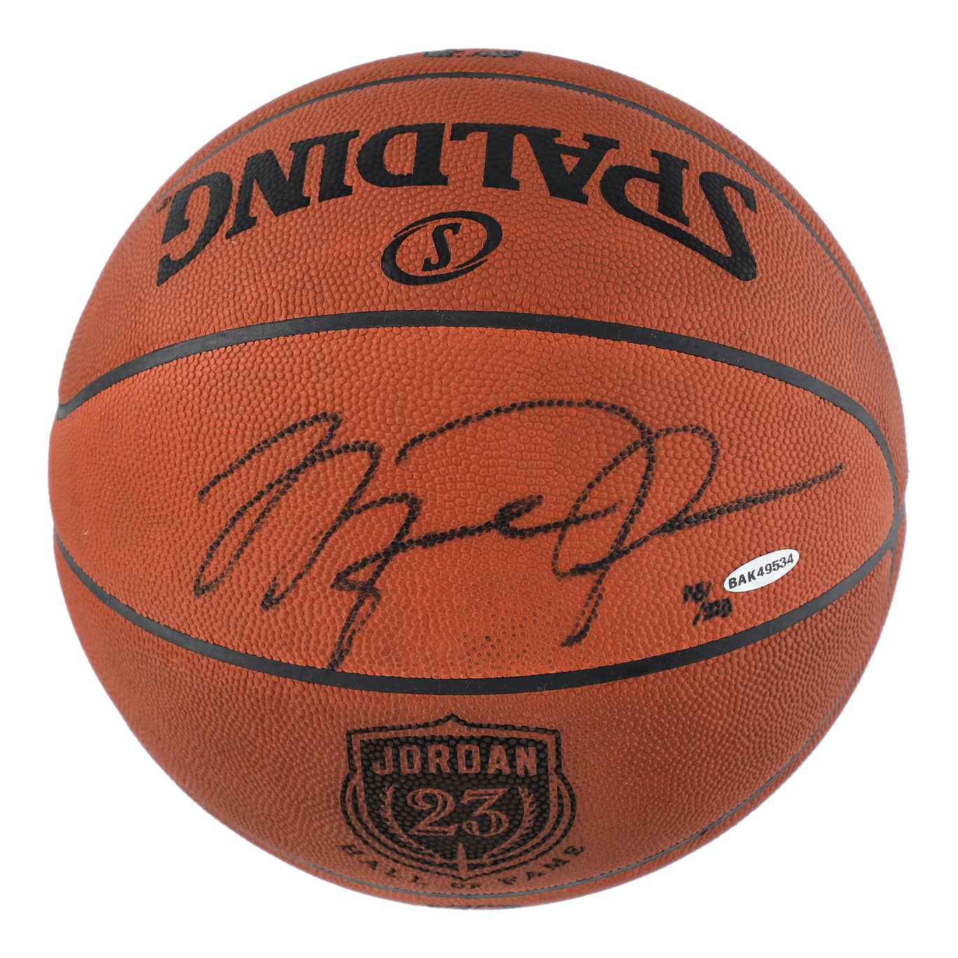 michael jordan autograph basketball