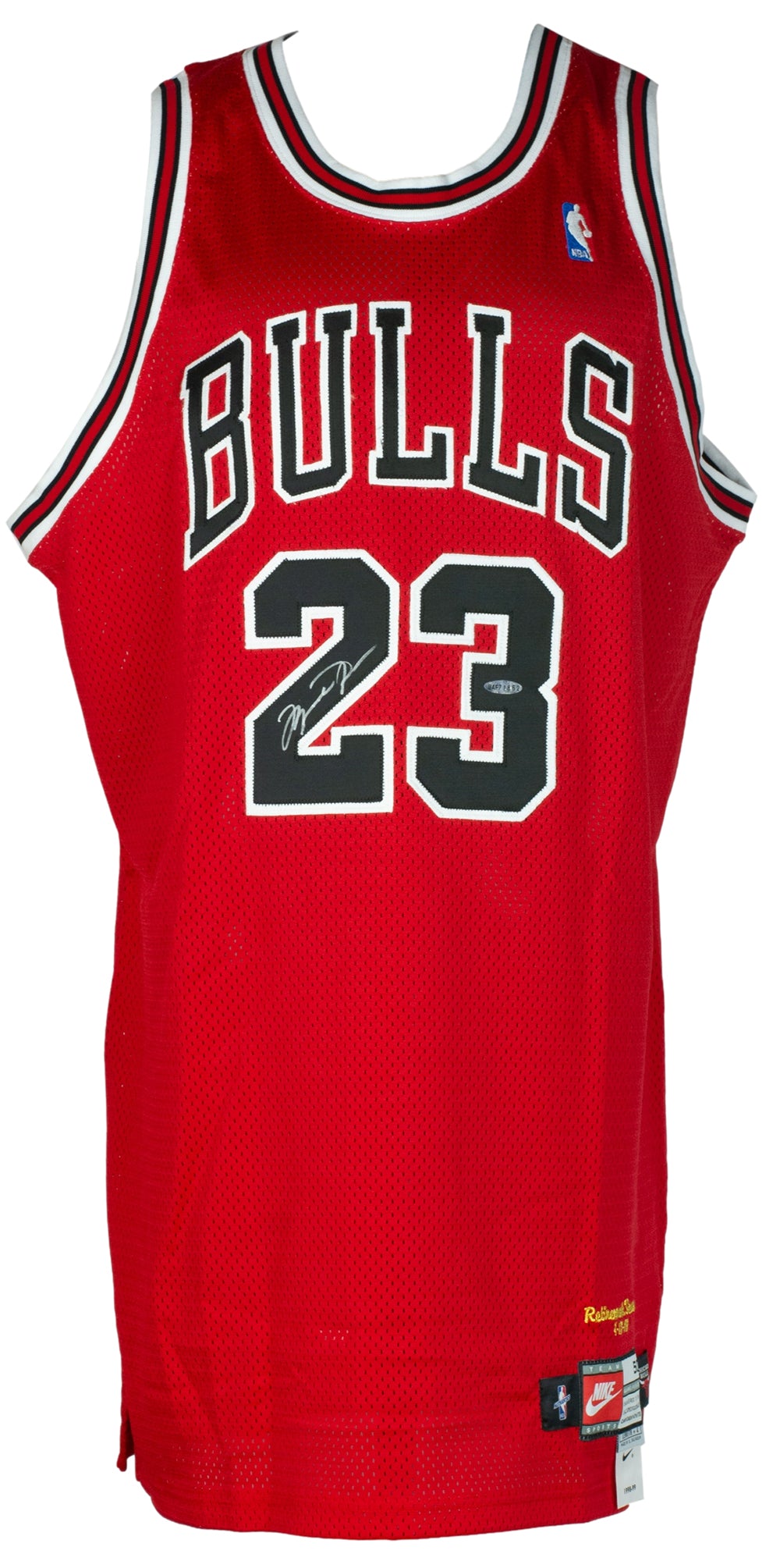 Michael Jordan Chicago Bulls Upper Deck Autographed Black Nike