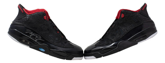 Michael Jordan Chicago Bulls Signed Right Dub Zero Air Jordan Shoe BAS PSA LOA