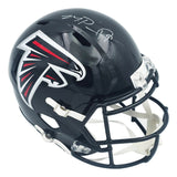 Michael Penix Jr Signed Atlanta Falcons Full Size Speed Replica Helmet BAS