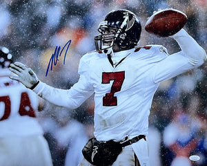 Michael Vick Signed Atlanta Falcons 16x20 Snow Photo JSA ITP – Sports  Integrity