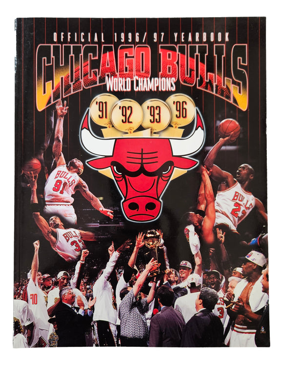 Michael Jordan Chicago Bulls 1996/97 Official Yearbook Sports Integrity