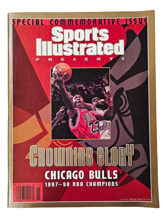 Michael Jordan Bulls 1997/98 Crowning Glory Sports Illustrated Magazine