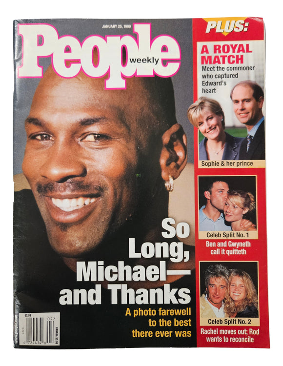 Michael Jordan Chicago Bulls People Magazine January 25 1999