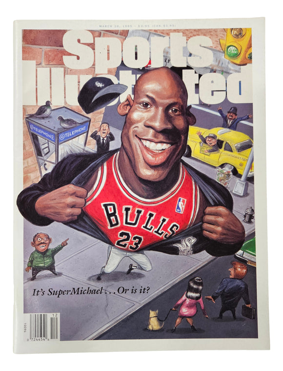 Michael Jordan Chicago Bulls SuperMichael Sports Illustrated Magazine