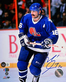 Michel Goulet Signed 8x10 Quebec Nordiques Photo BAS Sports Integrity