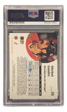 Michel Goulet Signed 1991 Pro Set #50 Chicago Blackhawks Hockey Card PSA/DNA Sports Integrity