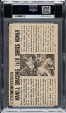 Mickey Mantle Signed 1964 Topps Giants #25 New York Yankees Card PSA GD 2 Auto 9