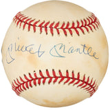 Mickey Mantle New York Yankees Signed American League Baseball BAS AE11873