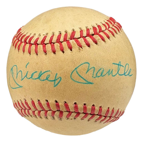 Mickey Mantle New York Yankees Signed American League Baseball PSA/DNA LOA