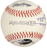 Mickey Mantle New York Yankees Signed Rawlings Baseball Best Wishes PSA+BAS LOA
