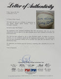 Mickey Mantle New York Yankees Signed Rawlings Baseball Best Wishes PSA+BAS LOA