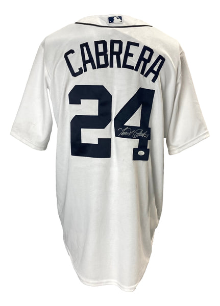 Miguel Cabrera Autographed Detroit Tigers Nike Baseball Jersey - JSA COA