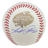 Miguel Cabrera Florida Marlins Signed Official 2003 World Series Baseball BAS