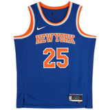 Mikal Bridges Signed New York Knicks Blue Nike Swingman Jersey Fanatics