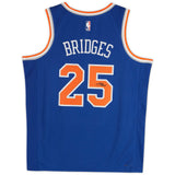 Mikal Bridges Signed New York Knicks Blue Nike Swingman Jersey Fanatics