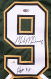 Mike Modano Dallas Signed Green Hockey Jersey HOF 2014 JSA QR