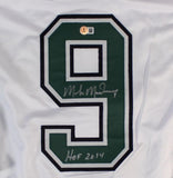 Mike Modano Dallas Signed White Hockey Jersey HOF 2014 BAS
