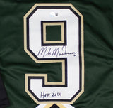 Mike Modano Dallas Signed Green Hockey Jersey HOF 2014 BAS