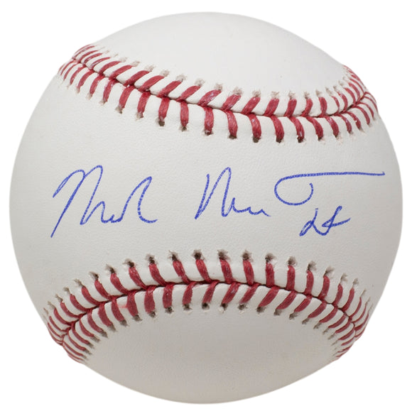 Michael Nelson Trout Signed Full Name MLB Baseball MLB Holo+BAS LOA A48357