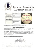 Michael Nelson Trout Signed Full Name MLB Baseball MLB Holo+BAS LOA A48357