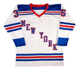 Mike Richter New York Signed White Hockey Jersey BAS