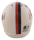 Mike Singletary Signed Chicago Bears RETRO Mini Speed Helmet HOF 98 BAS
