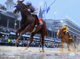 Mike Smith Signed 11x14 Horse Racing Photo JSA ITP