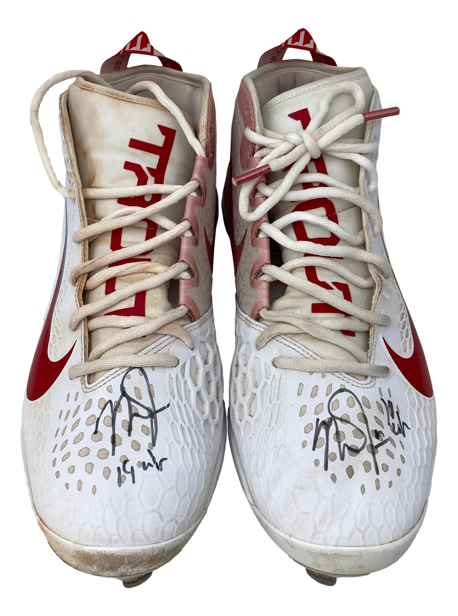 Mike Trout Signed Game Used Los Angeles Angels 2019 Nike Trout 5 Cleat