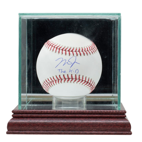 Mike Trout Signed Angels MLB Baseball The Kid Inscription w/Case MLB Hologram Sports Integrity
