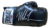 Mike Tyson Signed Black Everlast Right Hand Boxing Glove JSA QR Hologram