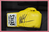Mike Tyson Signed Yellow Right Hand Cleto Reyes Boxing Glove Shadowbox JSA ITP Sports Integrity