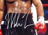 Mike Tyson Signed 16x20 Boxing Stare Down Photo JSA