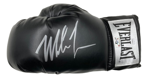 Mike Tyson Signed Black Left Everlast Boxing Glove JSA