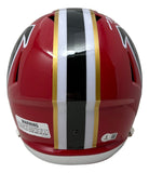 Michael Vick Signed Atlanta Falcons Full Size T/B Replica Speed Helmet BAS ITP