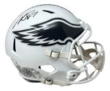 Michael Vick Signed Eagles FS Salute To Service Replica Speed Helmet BAS
