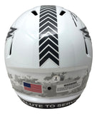 Michael Vick Signed Eagles FS Salute To Service Replica Speed Helmet BAS