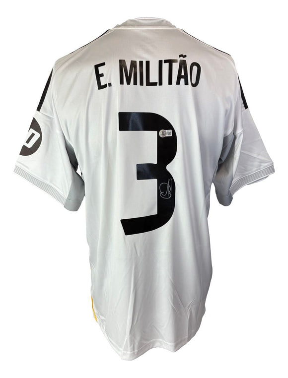 Eder Militao Signed Real Madrid Adidas Soccer Jersey BAS
