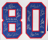 1980 USA Hockey (18) Signed Framed White Hockey Jersey Do You Believe BAS