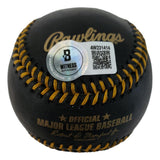 Moises Ballesteros Chicago Cubs Signed Official Black Leather MLB Baseball BAS