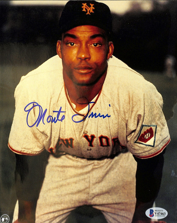 Monte Irvin Signed 8x10 New York Giants Photo BAS V47463 Sports Integrity