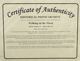 Walking On The Moon Framed 16x22 Historical Photo Archive LE 33/375 Giclee - Sports Integrity