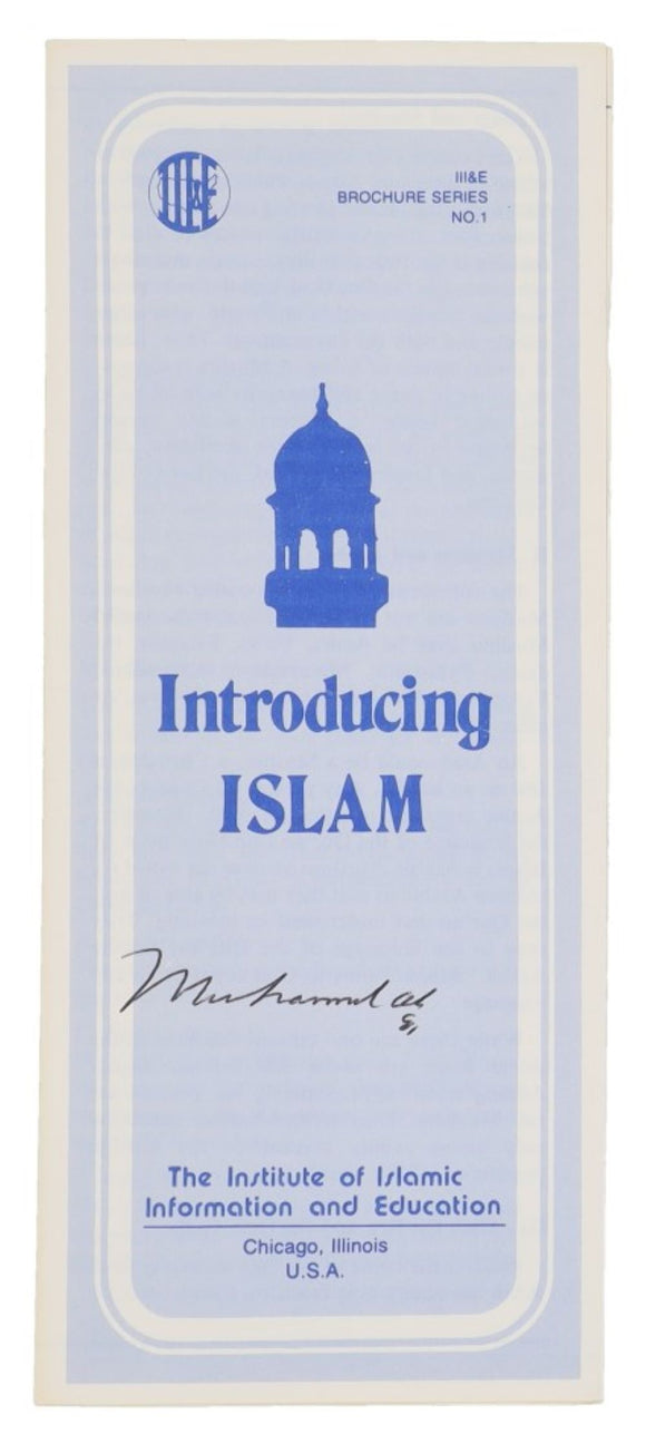 Muhammad Ali Signed Introducing Islam Religious Pamphlet JSA LOA