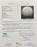 1970 New York Yankees Team Signed Baseball Thurman Munson + 20 Others JSA LOA