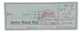 Stan Musial St. Louis Cardinals Signed Personal Bank Check #1277 BAS Sports Integrity